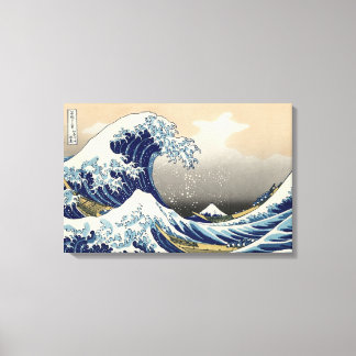 Lienzo La Gran Ola de Kanagawa, Hokusai