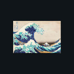 Lienzo La gran ola del Kanagawa Katsushika Hokusai<br><div class="desc">La gran ola de la impresión de canvas Kanagawa Katsushika Hokusai</div>