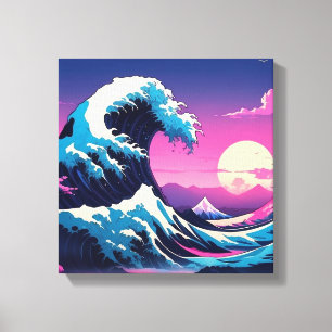 Lienzo La gran ola - Katsushika Hokusai