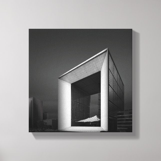 Lienzo La Grande Arche de la Fraternite, París, Francia (Anverso)