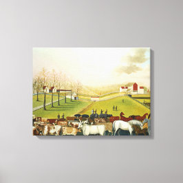 Lienzo La granja Cornell (Pennsylvania Landscape)