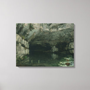 Lienzo La gruta del Loue, 1864