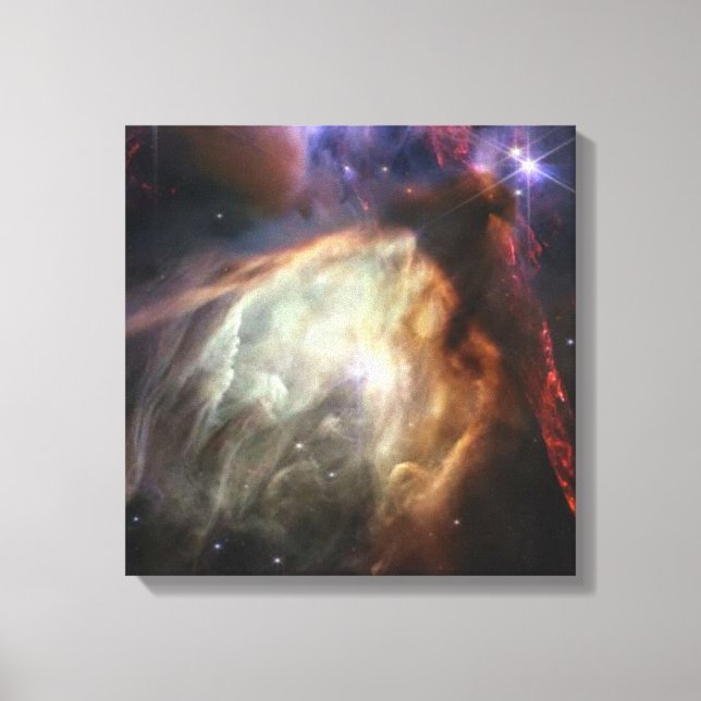 Lienzo La guardería estelar Rho Ophiuchi (Anverso)