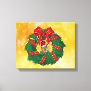 Lienzo La guerra de los Navidades de Chipmunk