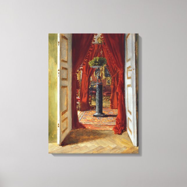 Lienzo La habitación roja, 1882 (Anverso)