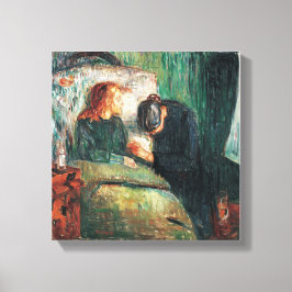 Lienzo La hija enferma de Edvard Munch, le muestra a Sofi