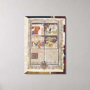 Lienzo La historia de Lancelot y la búsqueda para santo