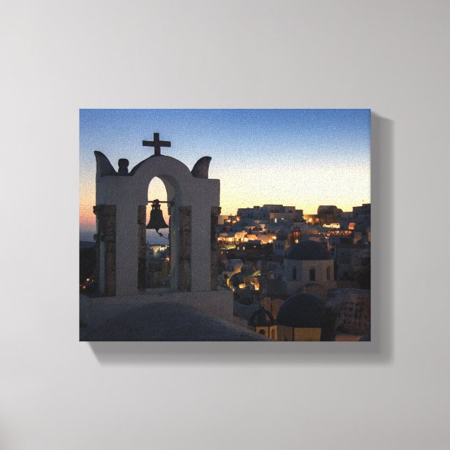 LIENZO LA HORA MÁGICA DE OIA (Anverso)