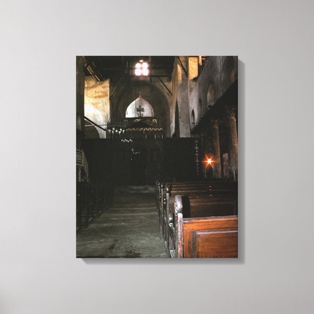 Lienzo La Iglesia de los Santos Sergio y Baco (Anverso)