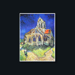 Lienzo La Iglesia de San Vicente van Gogh en Auvers (1890<br><div class="desc">Fantástico lienzo con una impresionante foto de La Iglesia de Auvers de Vincent van Gogh (1890). Con un lienzo de 18" por 24", el marco tiene un grosor de 0, 75". Puedes controlar este producto ya que te seduce dentro de tu casa colgándolo en la pared de tu salón, dormitorio...</div>