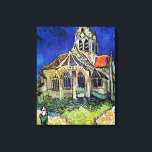 Lienzo La iglesia de Vincent van Gogh en Auvers<br><div class="desc">"La Iglesia de Auvers" es una de las famosas pinturas creadas por Vincent van Gogh en 1890, unas semanas antes de su muerte. Muestra la iglesia de Notre-Dame de l'Assomption, en el pequeño pueblo francés de Auvers-sur-Oise, donde van Gogh pasó los últimos meses de su vida. La pintura se caracteriza...</div>