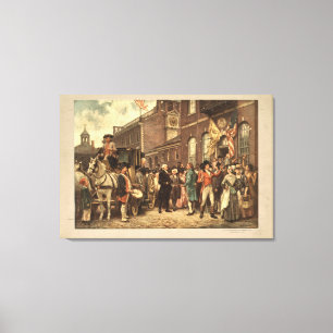 Lienzo La inauguración de Washington en Philadelphia