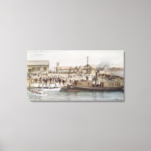 Lienzo La inauguración del canal de Suez