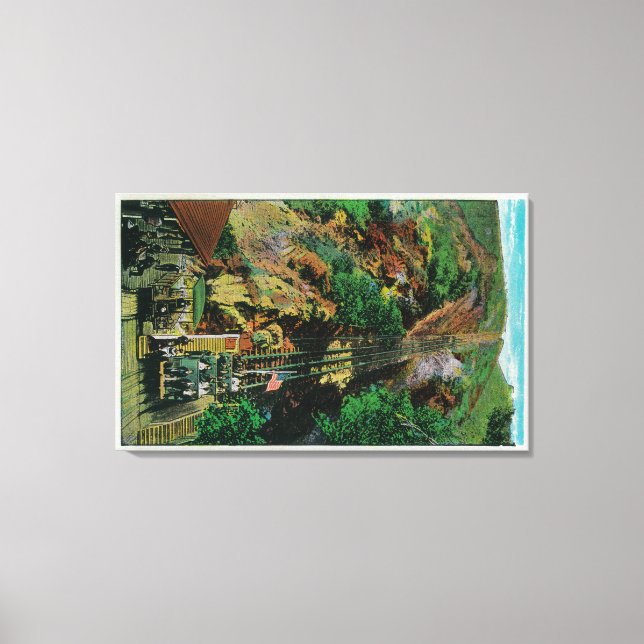 Lienzo La Incline en el Monte LoweMt. Lowe, CA (Anverso)