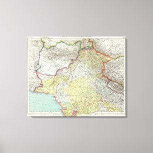 Lienzo La India y Afganistan