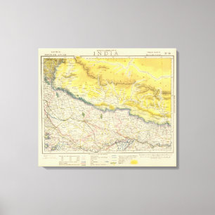 Lienzo La India y Nepal