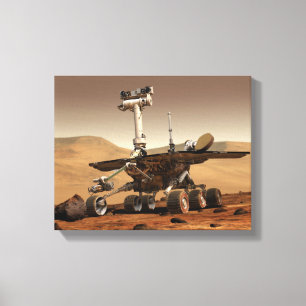 Lienzo La interpretación del artista de Marte Rover