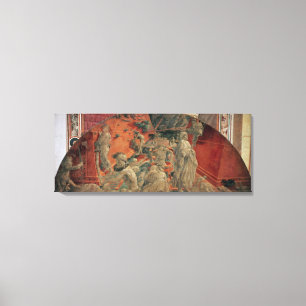 Lienzo La inundación y el hundimiento de las aguas