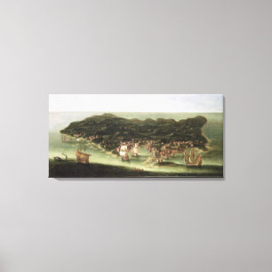 Lienzo La isla de Barbados, c.1694 (aceite en lona)