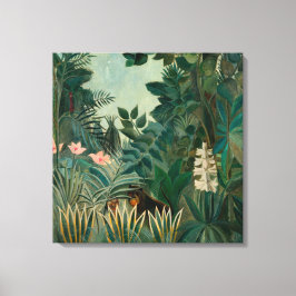 Lienzo La jungla ecuatorial | Henri Rousseau