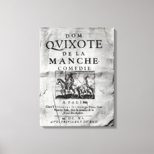 Lienzo La la Mancha Comedie de los Dom Quijote de