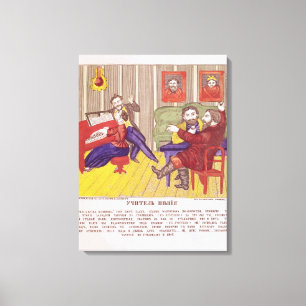 Lienzo La lección del canto