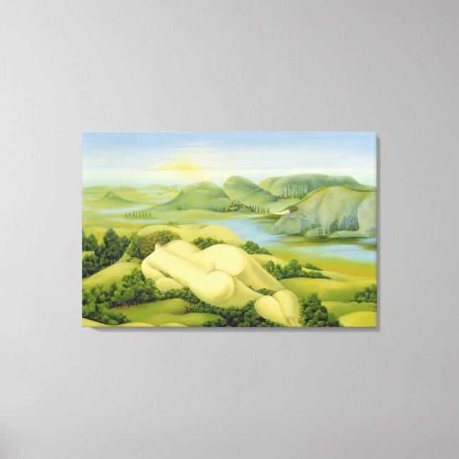 Lienzo La leyenda de Balaton 2003 (Anverso)