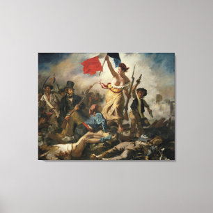 Lienzo La Liberté guidant le peuple - Eugène Delacroix