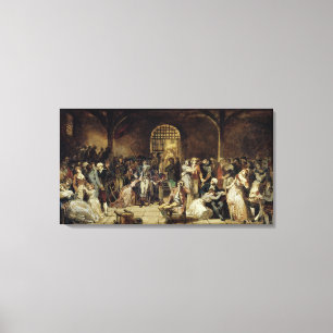 Lienzo La llamada para las víctimas pasadas del terror