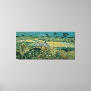 Lienzo La llanura de Auvers - Vincent van Gogh