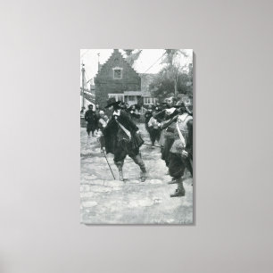 Lienzo La llegada de Stuyvesant en New Amsterdam