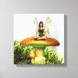 Lienzo La lona envuelta de toadstool de 12" x 12"