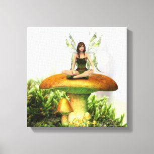 Lienzo La lona envuelta de toadstool de 12" x 12"