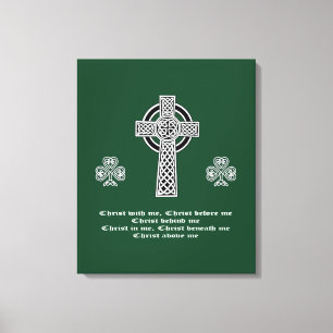Lienzo La Lorica de la Oración de San Patricio (corta)