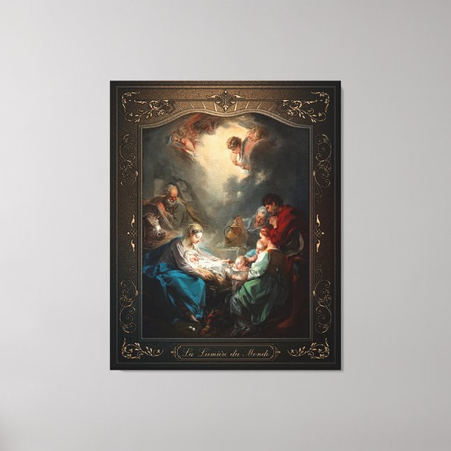 Lienzo La Lumière du Monde por François Boucher (Anverso)