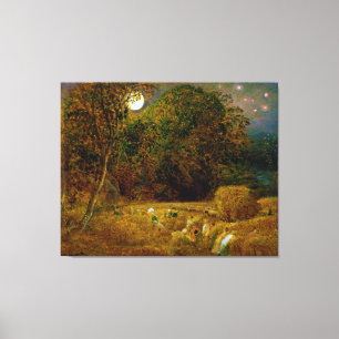 Lienzo La Luna de Cosecha de Samuel Palmer (1833)