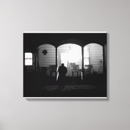 Lienzo La luz en la oscuridad (ya viene el hogar)