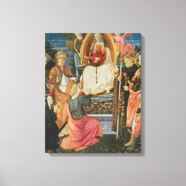 Lienzo La Madonna de la Girona Sagrada, 1456 (templa on (Anverso)