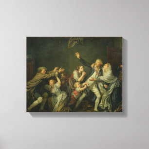 Lienzo La maldición del padre o el hijo ingrato, 1777