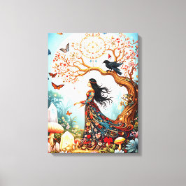 Lienzo La mañana de una mariposa