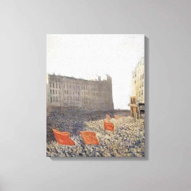 Lienzo La manifestación de 1905 (Anverso)