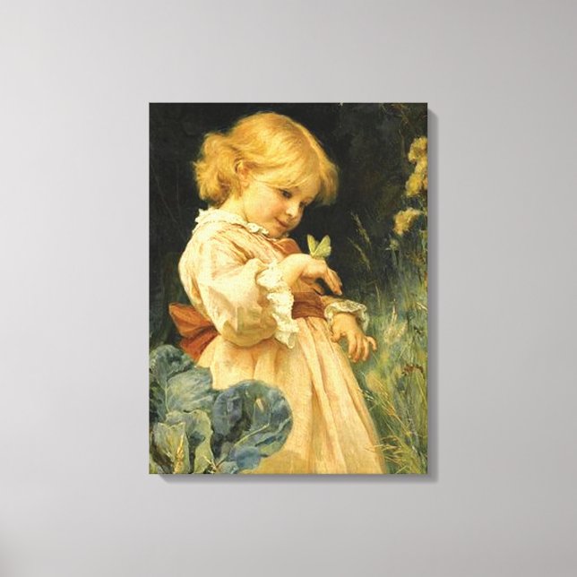 Lienzo La mariposa (Anverso)