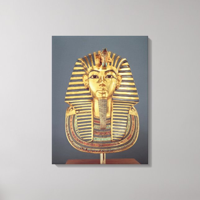 Lienzo La máscara funeraria de Tutankhamun (Anverso)