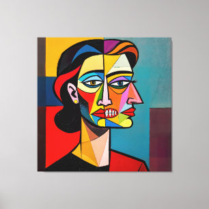 Lienzo La Máscara y el Monstruo - Retrato de un Engañador