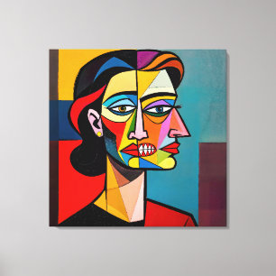 Lienzo La Máscara y el Monstruo - Retrato de un Engañador