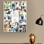 Lienzo La mayor aventura es el amor Exposición de fotos d<br><div class="desc">Collage de fotos de boda en lienzo con la letra "El amor es la mayor aventura" y personalizado con los nombres de la novia y el novio y la fecha de la boda. La plantilla de collage de fotos muestra automáticamente tus fotos de boda en formatos vertical, horizontal y cuadrado....</div>
