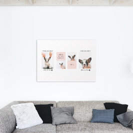 Lienzo La mejor madre del perro del mundo | Fotografía de