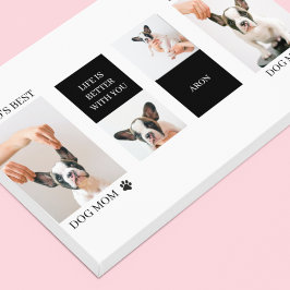 Lienzo La mejor madre del perro del mundo | Fotografía de