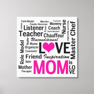Lienzo La mejor mamá del mundo, asombrosa multitarea 24-7