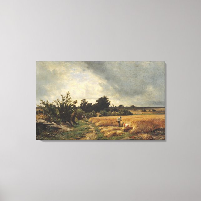 Lienzo La meseta de Ormesson (Anverso)